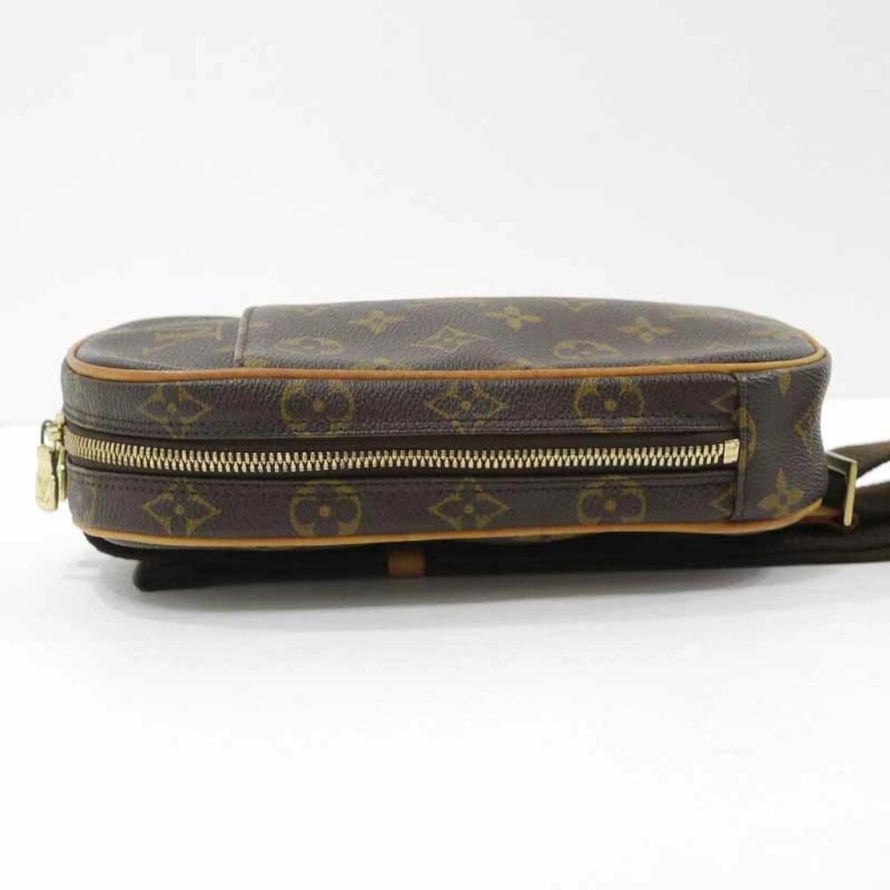 Authentic Louis Vuitton Monogram Gange Pochette Crossbody Bag Bum Shoulder Waist - Picture 8 of 16